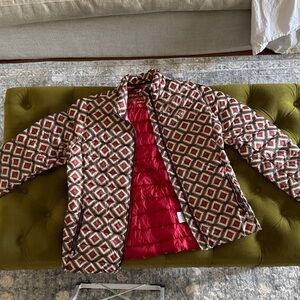 Women’s XL Western Ariat Puffer Coat Jacket brown red